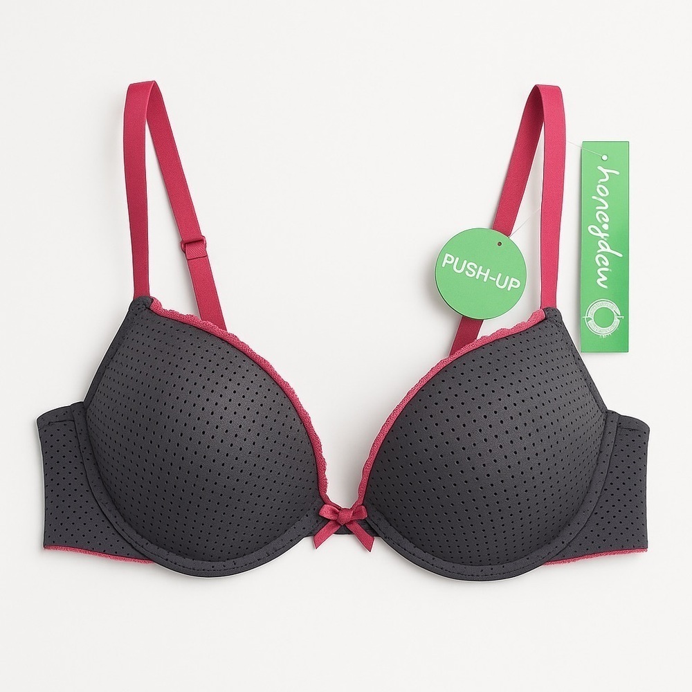 βοΈ Honeydew | Push Up Padded Bra Excalibur Gray Various Sizes Available